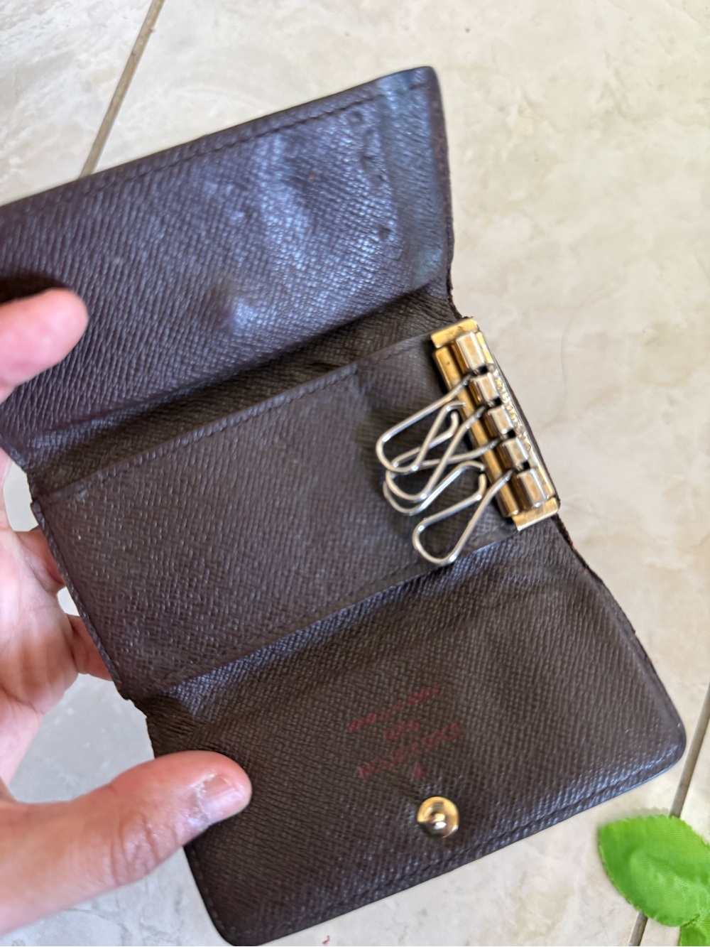 Louis Vuitton Damier Ebene Key Holder - Brown - Picture 2 of 2